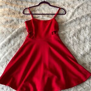 Papaya Red Holiday Dress Homecoming Christmas Winter Size Small S